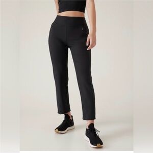 NWT Athleta Black Fairway Lightweight Stretch Golf Pant Size 10 PETITE